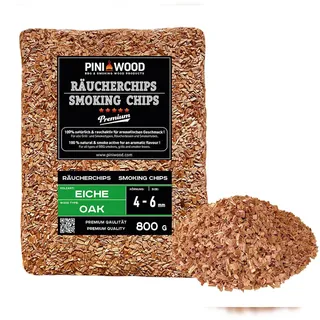 PINI Räucherchips 800 g Eiche