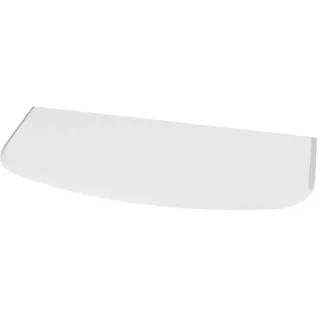 Valo Glasbodenplatte  (100 x 55 cm, Gebogen)