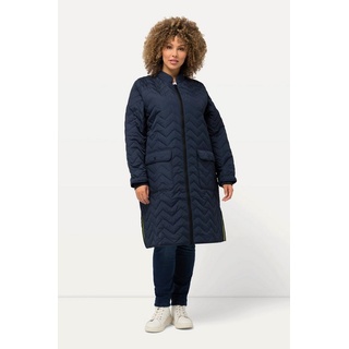 Ulla Popken Damen große Größen Übergrößen Plus Size HYPRAR Funktions-Blouson, wasserabweisend, Stehkragen Marine 46+ 826326130-46+ - 46-48