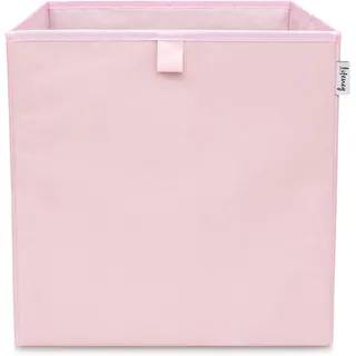 Lifeney Aufbewahrungsbox einfarbig 33 x 33 x 33 cm Rosa