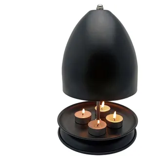 Teelicht, Kerzenwärmer, Teelicht für den Innenbereich, doppeltes Teelicht, Tischlampe, Metall, Teelicht für den Innenbereich, kompakt und effizient, Teelicht