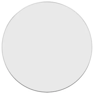 vidaXL Wandspiegel Ø 60 cm Silbern