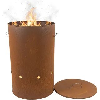 Relaxdays, Feuerschale, Feuertonne (38.50 cm)