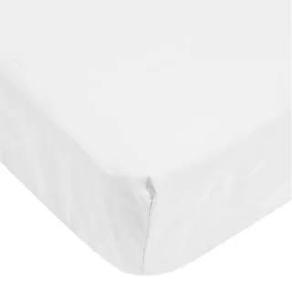 TROIS KILOS SEPT - Matratzenschoner für Babys, 70 x 140 cm – Matratzenschoner aus Frottee, wasserdicht – Öko-Tex®-zertifiziert – antibakteriell und saugfähig – Behandlung SANITIZED – Weiß