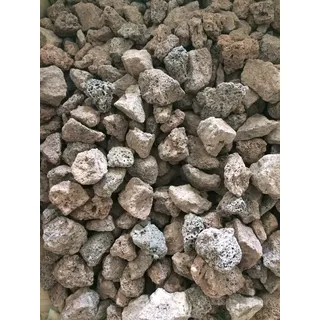 Nicht bekannt Grill Lava Steine 16–32 mm 25 kg Naturstein rot