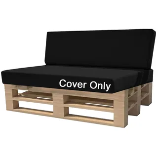 MCNDSI Wasserdichter Palettenauflage Bezug 120x80 120x60 60x40 120x40 Palettenkissen Hülle Palettensofa Abdeckung rutschfest Passend für Außen Garten Balkon Wohnbereich im Freien(R6,Back:120x40x15cm)