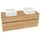 Waschbeckenunterschrank 140 x 55 cm Kansas Oak