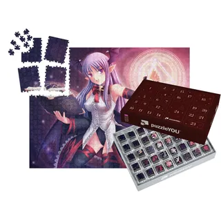 puzzleYOU: Puzzle-Adventskalender | „Der Sukkubus spricht einen Zauberspruch“ – aus der Puzzle-Kollektion Anime