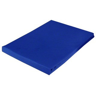 Betttuch »Bettlaken 150x250 cm ohne Gummizug«, Casa Colori, Baumwolle, Gummizug: ohne, (1 Stück), ohne Gummizug blau