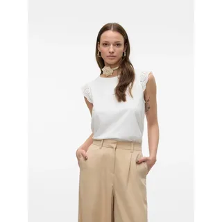 Vero Moda VMEMILY SL GATHERING TOP JRS NOOS Weiß M