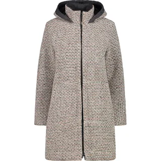 CMP Damen Mantel Woman Coat Fix Hood 32M1636-20XM 40 - Off White-Sesamo-Camel - 40