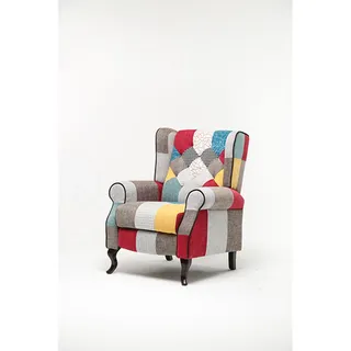 Skandinavischer Sessel "Pico" mit verstellbarer Rückenlehne, ca. 78 x 84 x 100,5 cm - Mehrfarbig