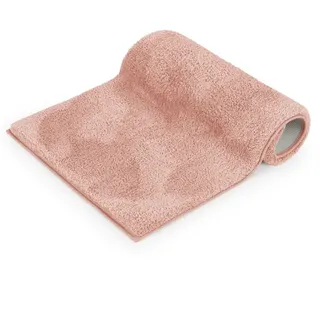 Blumtal Badematte rutschfester und weicher Badezimmerteppich, rutschsicher, strapazierfähig, waschbar, Polyester, Badvorleger in 50x80 cm - waschbar rosa
