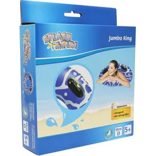 Splash & Fun Splash & Fun - Wasserspielzeug JUMBO RING (Ø80cm) mit Griffen in blau