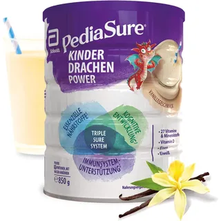 None PediaSure Kinder Drachen Power Venille Nahrungsergänzungshake 1-10 Jahre 850g