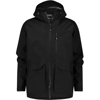 DASSY Virunga Regenjacke Herren Schwarz S