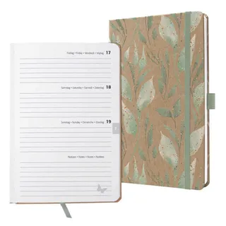 Sigel Wochenkalender Jolie A5 gold/braun/mintgrün 2027