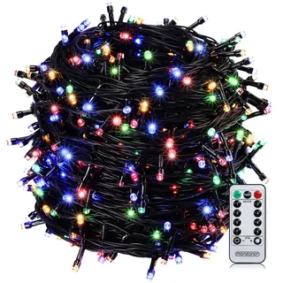 monzana LED Lichterkette 60 m Bunt