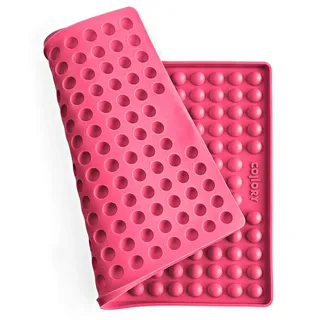 Collory Backmatte Hundekekse für MEDIUM HALBKUGEL (1,5cm Ø) Leckerlis, Silikon Backform, Backunterlage für Backblech, Diätmatte, Hitzebeständig, Lebensmittelecht & Bpa-frei