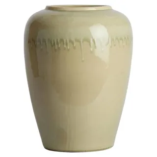 Keramikvase Hellgrün Creme Light & Living - Beige