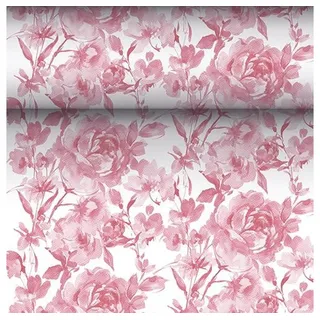 PAPSTAR Tischläufer Tischläufer, stoffähnlich, PV-Tissue Mix 24 m x 40 cm bordeaux "Rose"