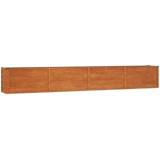 vidaXL Hochbeet Rostig 320 x 40 x 45 cm Cortenstahl