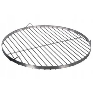 FEINZ Grillrost Edelstahl für Dreibein Grill Ø 450 mm - Feuerrost Rund höhenverstellbar Kurbel - Schwenkgrill Feuerstelle Lagerfeuer Outdoor Garten
