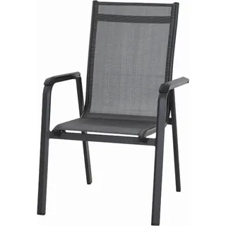Siena Garden Tesoro Stapelsessel 67 x 62,5 x 97 cm anthrazit M29542