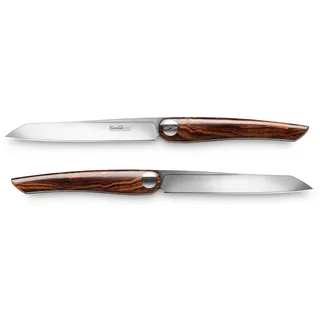 Nesmuk SOUL Steakmesser, 2er-Set Wüsteneisenholz