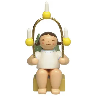 Wendt & Kühn Engel klein mit Lichterbogen 6 cm Blond