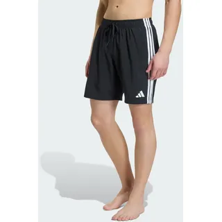 adidas 3-Streifen Badehose Schwarz/Weiß 2XL