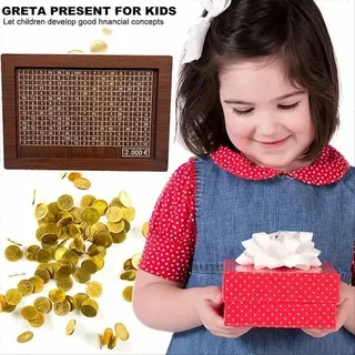 Retro-spardose Mit Münzzähler, Fassungsvermögen: 5000 Münzen, Metall-spardose Für Münzen Und Scheine, Ideales Geschenk Für Kinder Und Erwachsene, Integrierter Münzzähler