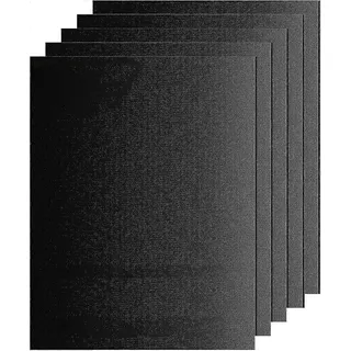 Grillmatte, 5er-set, 40 X 33 Cm, 100 % Antihaftbeschichtet (teflon), Geeignet Für Gasgrills, Als Backmatte Oder Backpapier, Wiederverwendbar, Für Holzkohlegrills Und Elektrogrills.