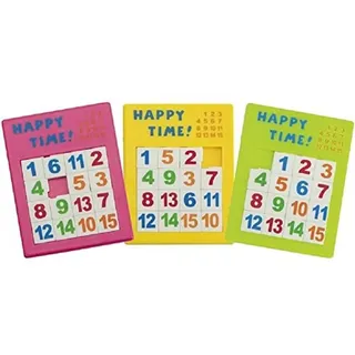 Goki 4013594131865 Kunststoffschiebepuzzle Nummern