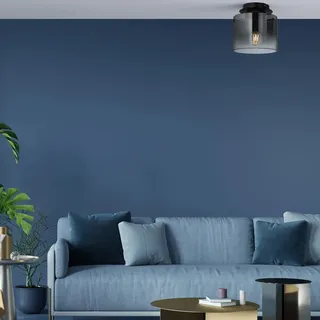 Brilliant Beth 1-flg. 20 cm zylinderförmig grau/rauchglas