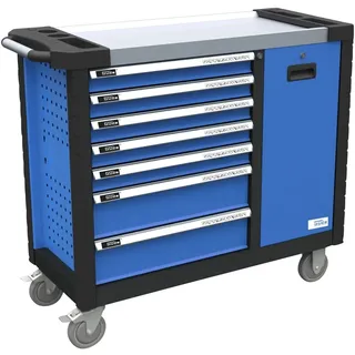 Güde Werkstattwagen Stahl 114 x 97 x 46 cm blau unbestückt