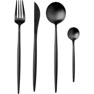 BUTLERS Besteck-Set STILETTO 20-tlg. - Schwarz