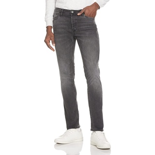 Herren Jack & Jones Slim Fit Jeans Glenn Skinny Tapered JJI Glenn ORIGINAL AM, Farben:Schwarz-2, Größe Jeans:33W / 30L