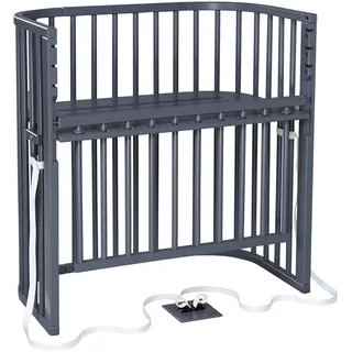 babybay Boxspring Comfort Plus Holz Grau