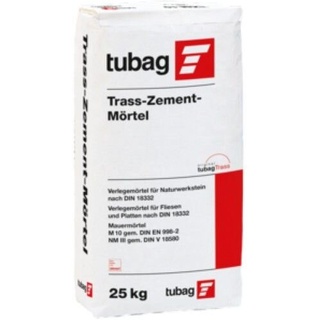 tubag TZM 10 Trass-Zement-Mörtel 2mm - 25 kg Sack
