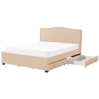Beliani Montpellier 160 x 200 cm Beige