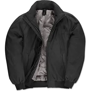B & C B&C Herren Jacke Crew Bomber Winter-Jacke JM961 black/warm grey S