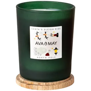 AVA & MAY Santa's Sleighride Candle 180g