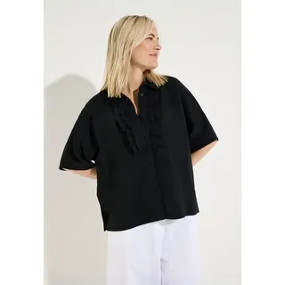 More & More Rüschenbluse schwarz 38