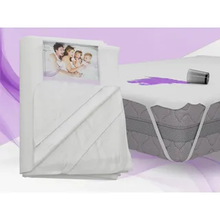 mks möbel VITA Matratzenschoner 180 x 200 cm Weiß