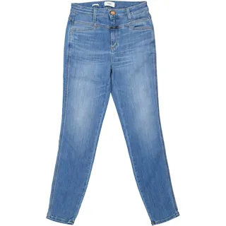 Closed Highwaist-Jeans 'Skinny Pusher' blau (MBL mid Blue) 27