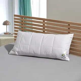 Traumschlaf Alpaka Kopfkissen Pako 40x80 cm - weiß