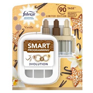 Febreze Raumduft 3Volution, Duftstecker, Starterset, bekämpft Gerüche, Vanille