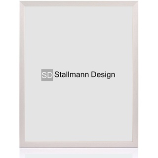 Stallmann Design Bilderrahmen 40x60 cm alu Holz mit Acrylglas Rahmen-Breite 20mm Posterrahmen Wechselrahmen