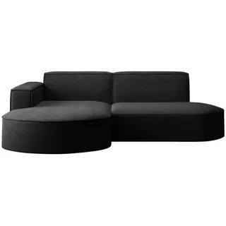 Kaiser Möbel Ecksofa Schwarz, Links